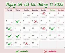 Ngày Tốt Cắt Tóc Tháng 11 Năm 2024 Dương Lịch